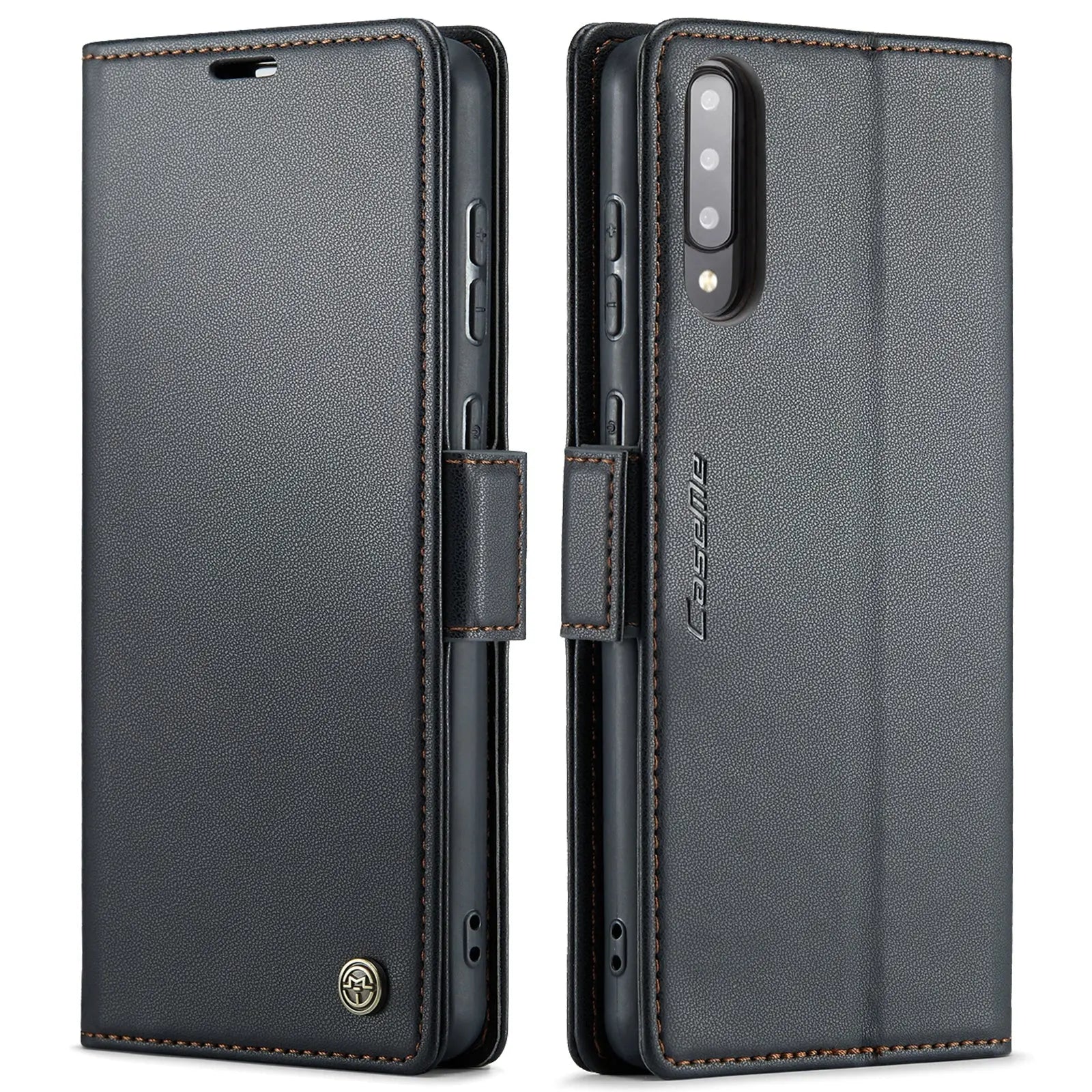 Samsung Galaxy A50/A50s Leather Wallet Case - RFID Blocking, Stand Function, Card Slots-buycases.co.uk