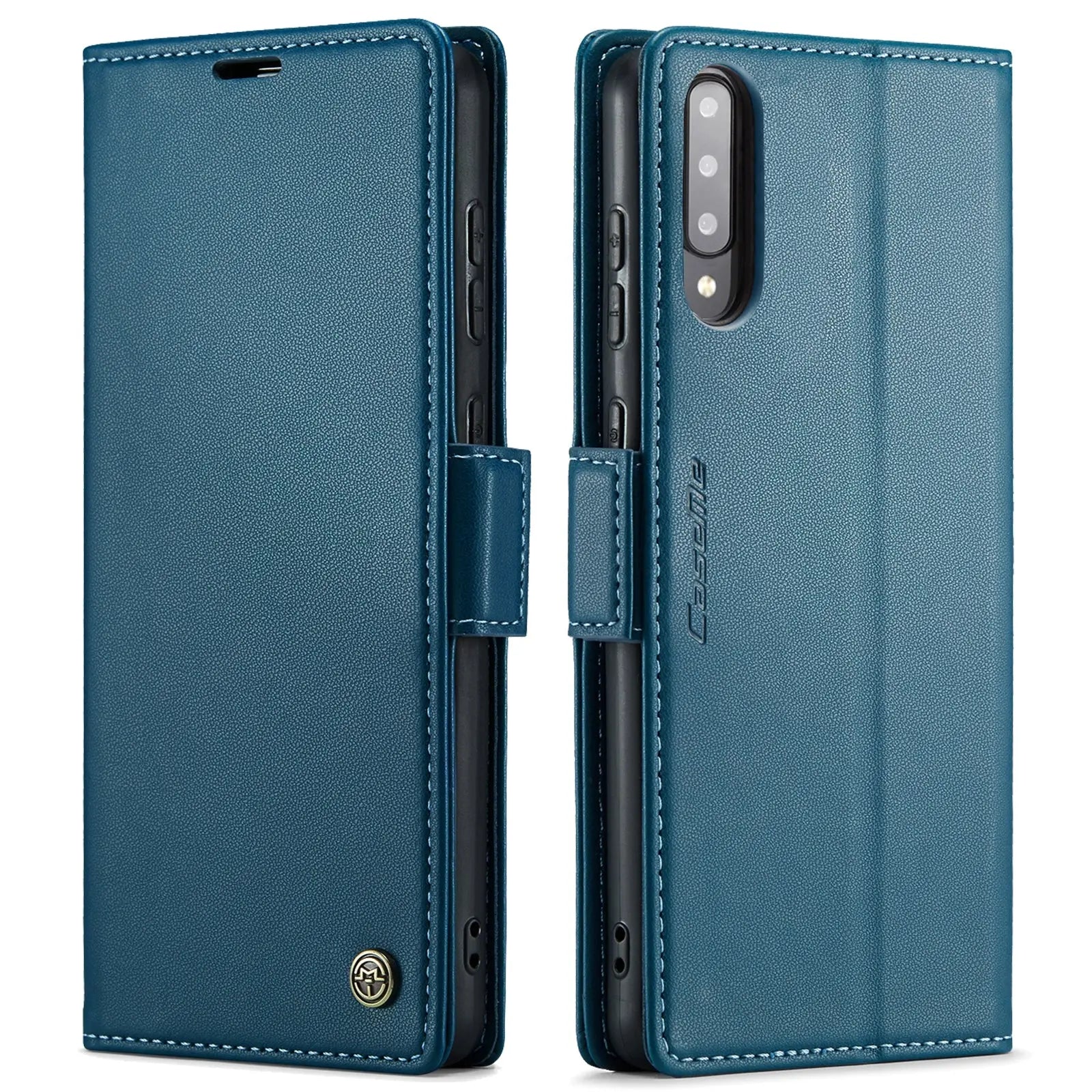 Samsung Galaxy A50/A50s Leather Wallet Case - RFID Blocking, Stand Function, Card Slots-buycases.co.uk