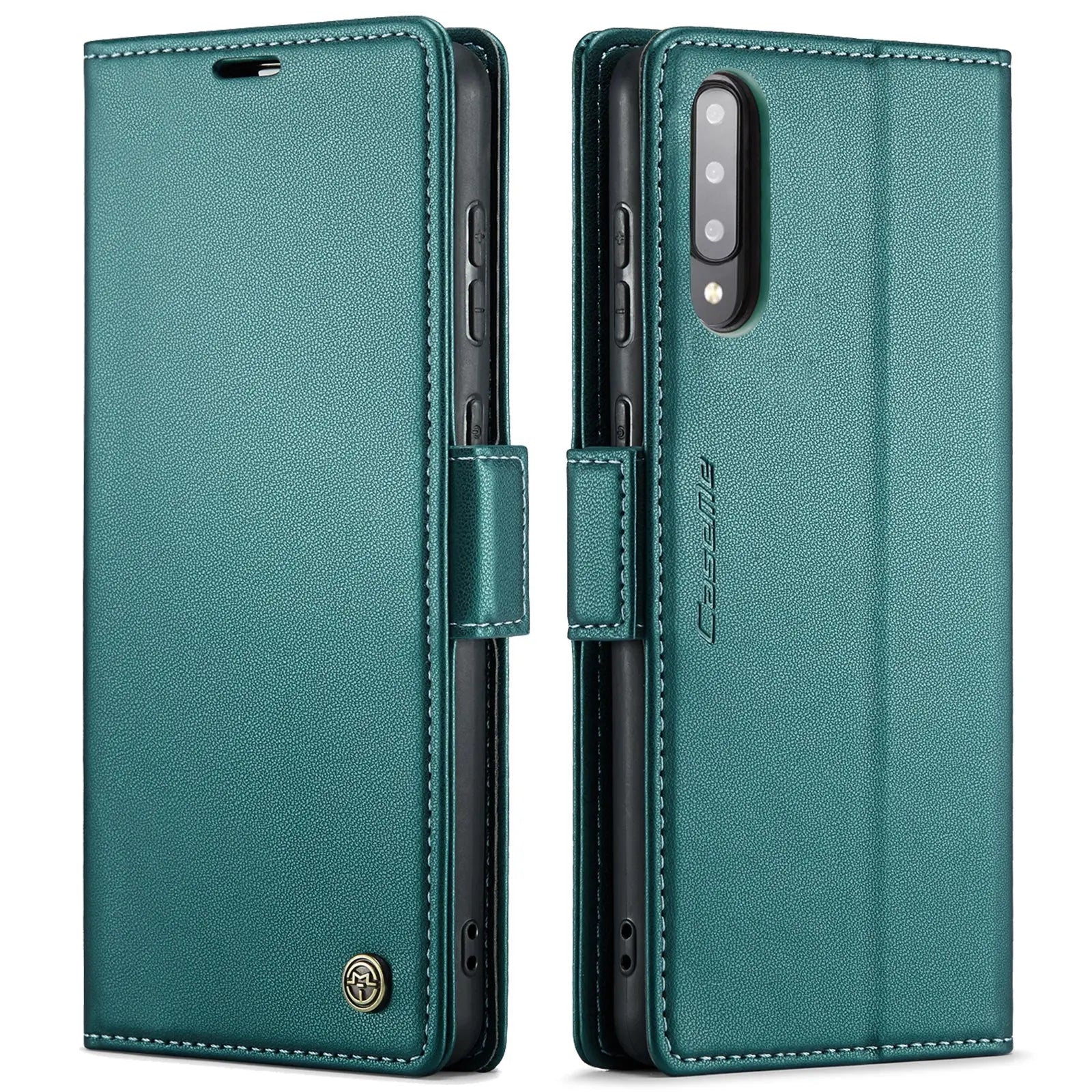 Samsung Galaxy A30s Leather Wallet Case - RFID Blocking, Stand Function, Card Slots-buycases.co.uk
