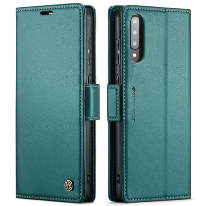 Samsung Galaxy A50/A50s Leather Wallet Case - RFID Blocking, Stand Function, Card Slots-buycases.co.uk