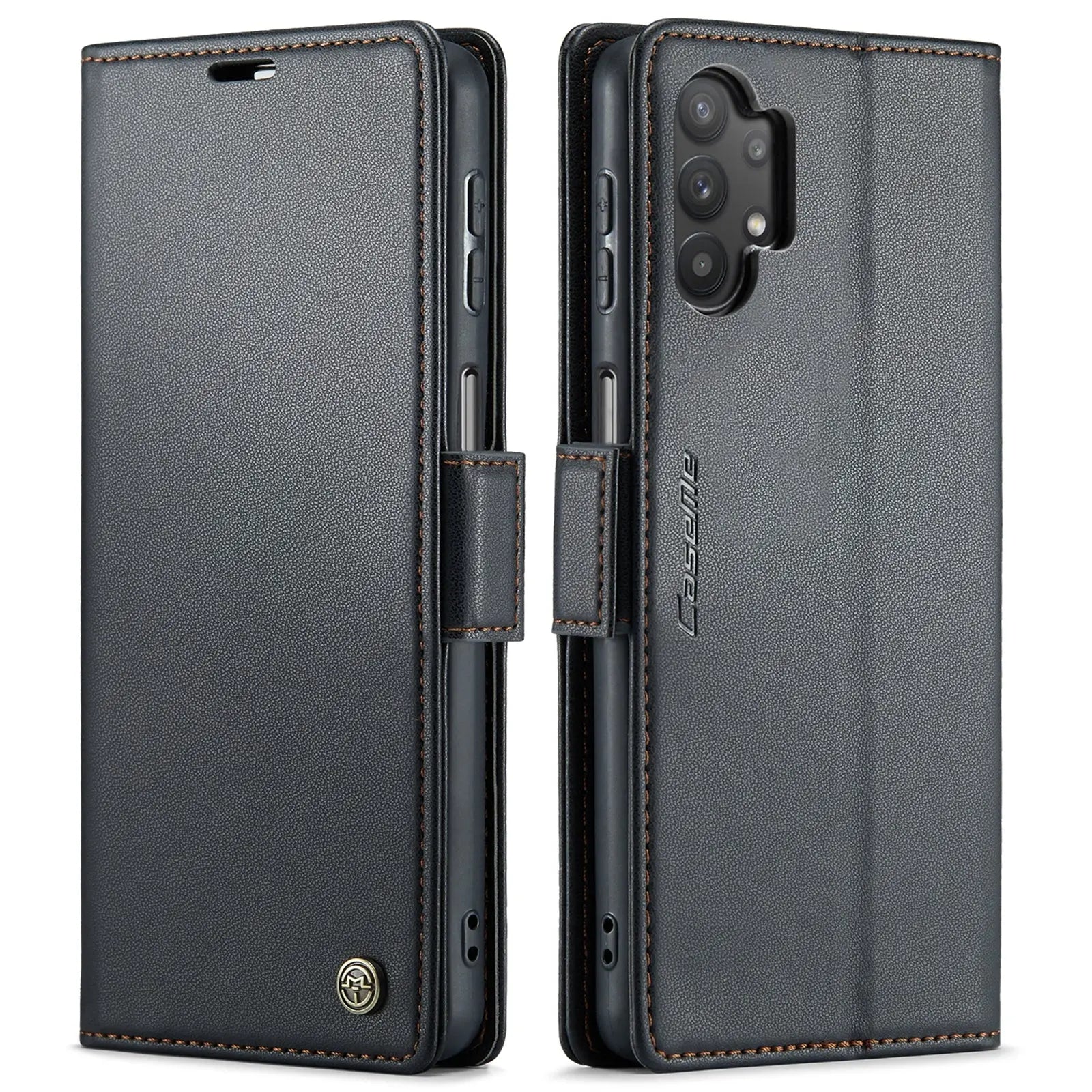 Samsung Galaxy A32 Leather Wallet Case - RFID Blocking, Stand Function, Card Slots-buycases.co.uk