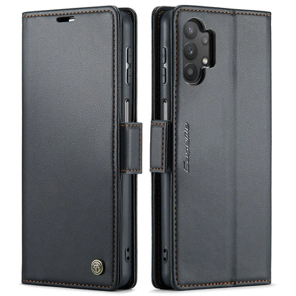 Samsung Galaxy A32 Leather Wallet Case - RFID Blocking, Stand Function, Card Slots-buycases.co.uk