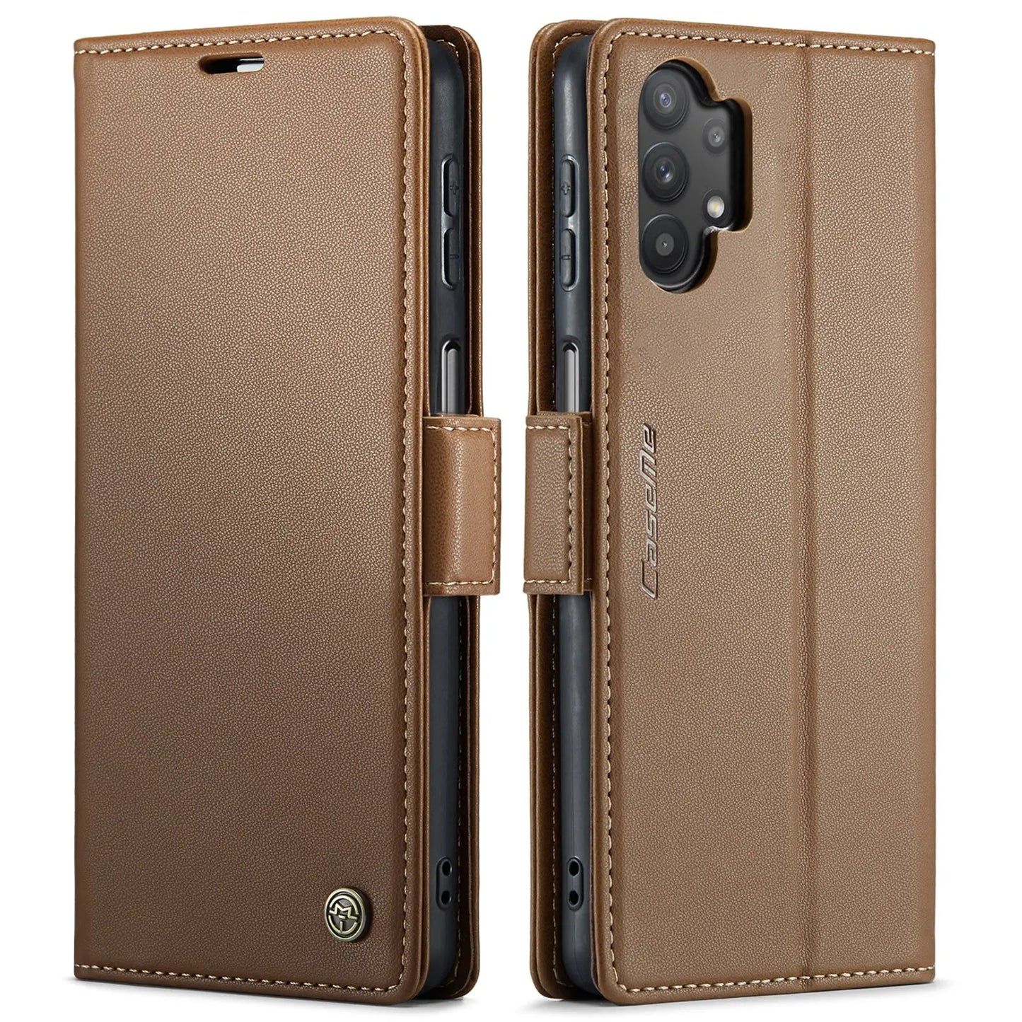 Samsung Galaxy A32 Leather Wallet Case - RFID Blocking, Stand Function, Card Slots-buycases.co.uk
