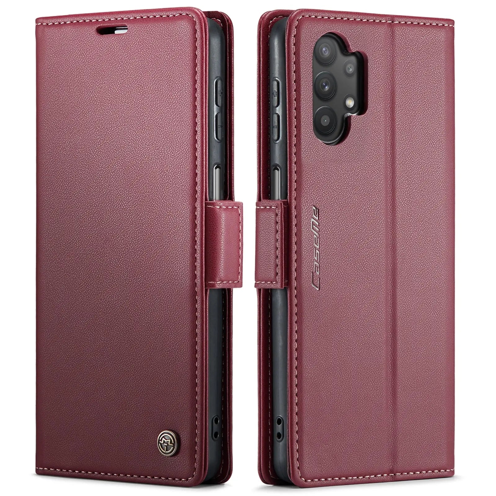 Samsung Galaxy A32 Leather Wallet Case - RFID Blocking, Stand Function, Card Slots-buycases.co.uk