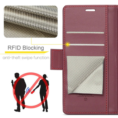 Samsung Galaxy M32 5g Leather Wallet Case - RFID Blocking, Stand Function, Card Slots-buycases.co.uk