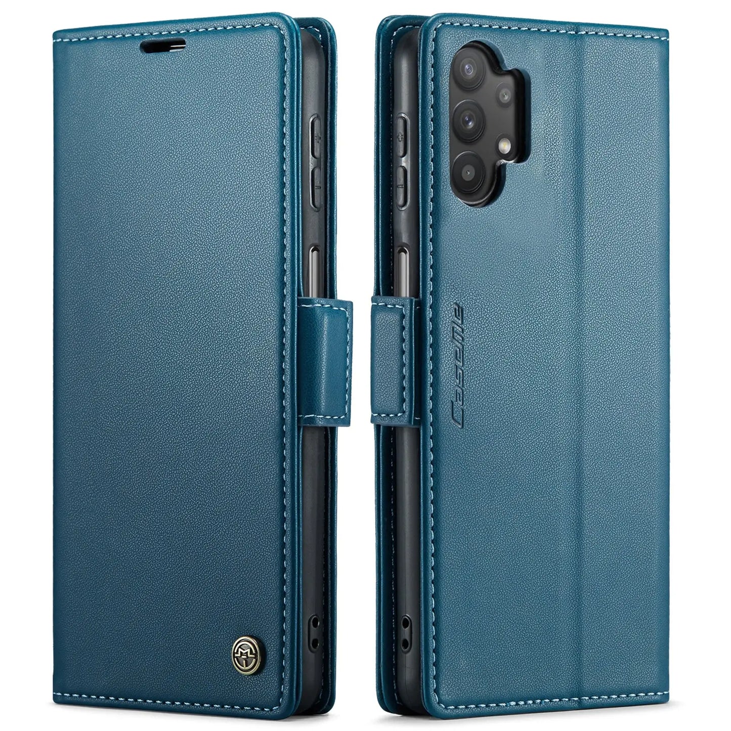 Samsung Galaxy A32 Leather Wallet Case - RFID Blocking, Stand Function, Card Slots-buycases.co.uk