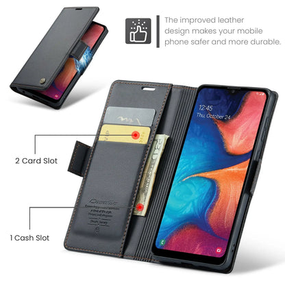Samsung Galaxy A40 Leather Wallet Case - RFID Blocking, Stand Function, Card Slots-buycases.co.uk