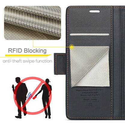Samsung Galaxy A40 Leather Wallet Case - RFID Blocking, Stand Function, Card Slots-buycases.co.uk