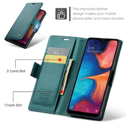 Samsung Galaxy A40 Leather Wallet Case - RFID Blocking, Stand Function, Card Slots-buycases.co.uk