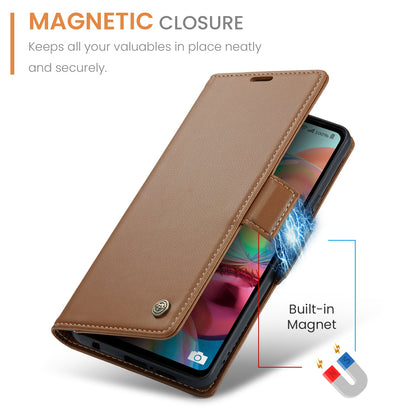 Samsung Galaxy A71 4g Leather Wallet Case - RFID Blocking, Stand Function, Card Slots-buycases.co.uk