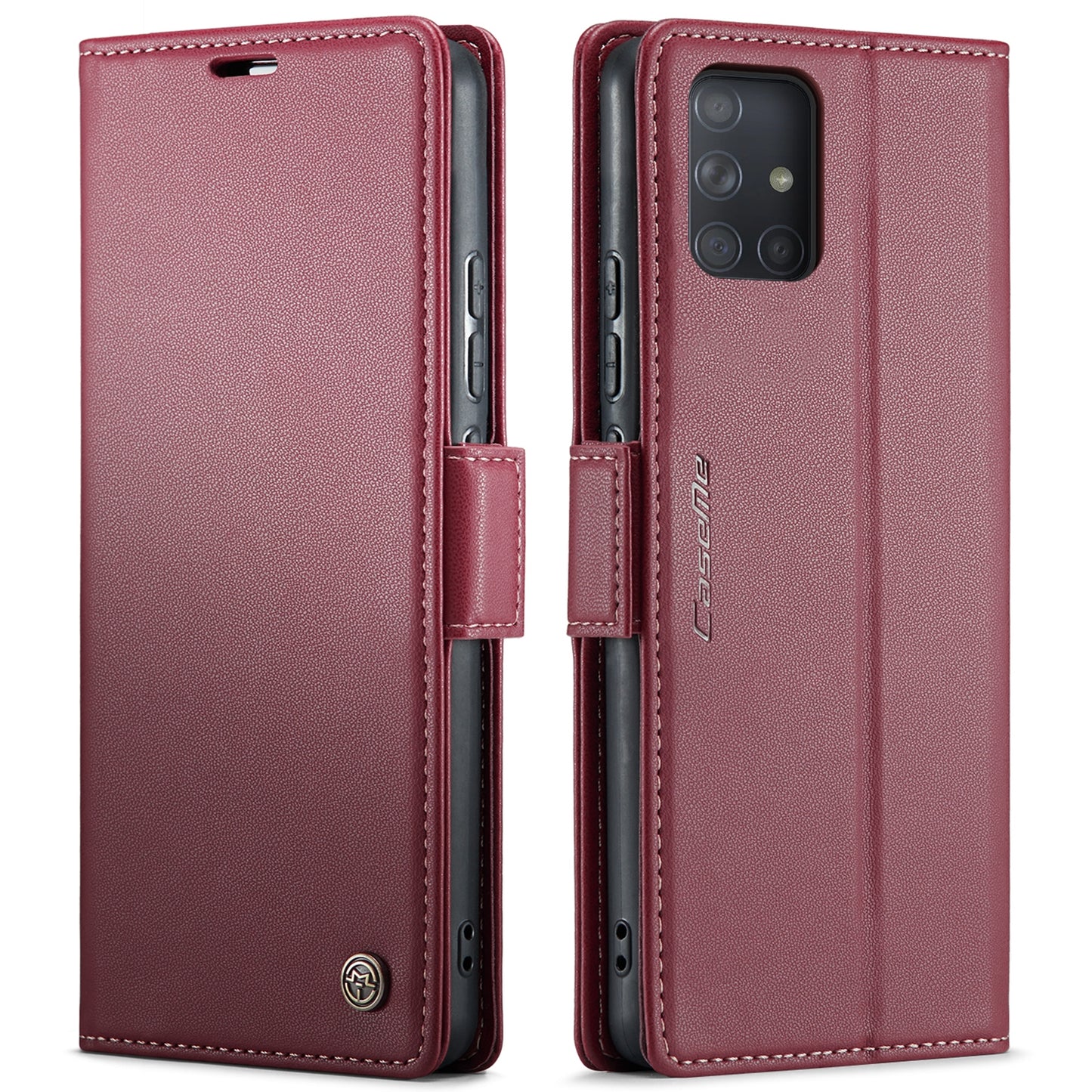 Samsung Galaxy A71 4g Leather Wallet Case - RFID Blocking, Stand Function, Card Slots-buycases.co.uk