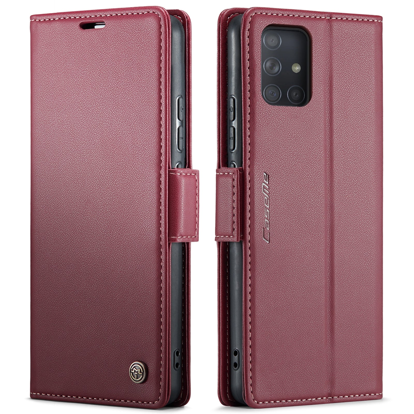 Samsung Galaxy A71 4g Leather Wallet Case - RFID Blocking, Stand Function, Card Slots-buycases.co.uk