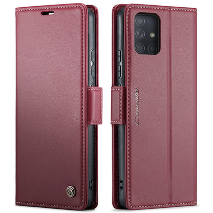 Samsung Galaxy A71 4g Leather Wallet Case - RFID Blocking, Stand Function, Card Slots-buycases.co.uk
