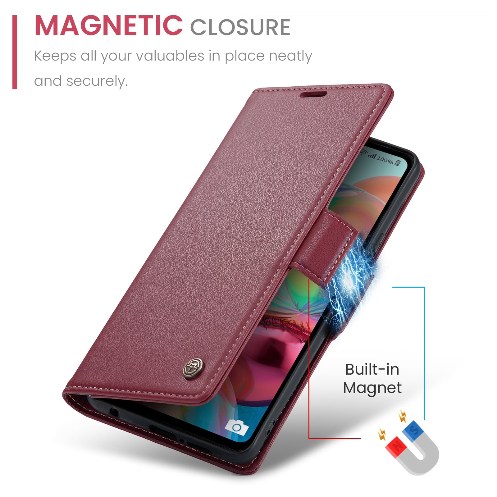 Samsung Galaxy A71 4g Leather Wallet Case - RFID Blocking, Stand Function, Card Slots-buycases.co.uk