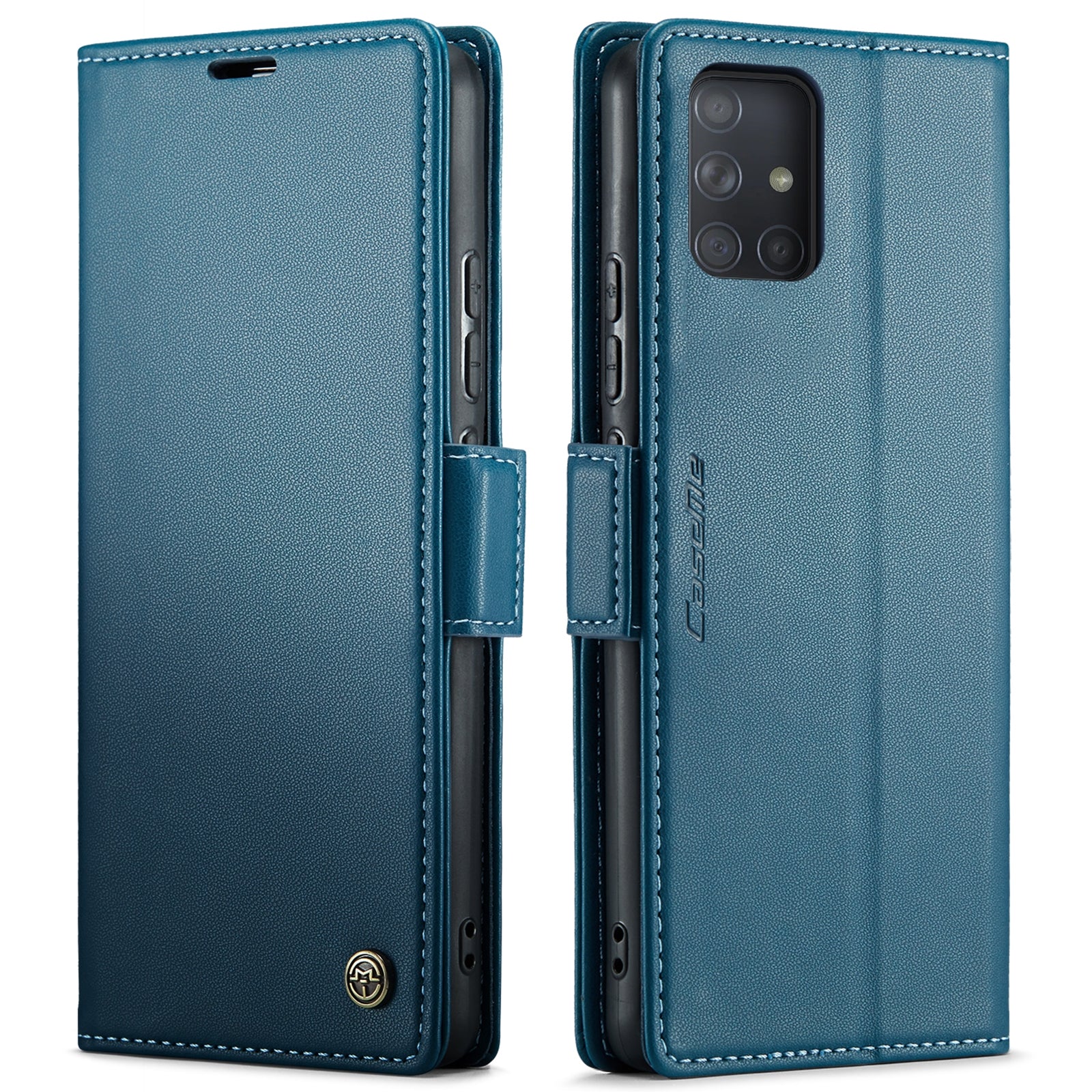 Samsung Galaxy A71 4g Leather Wallet Case - RFID Blocking, Stand Function, Card Slots-buycases.co.uk