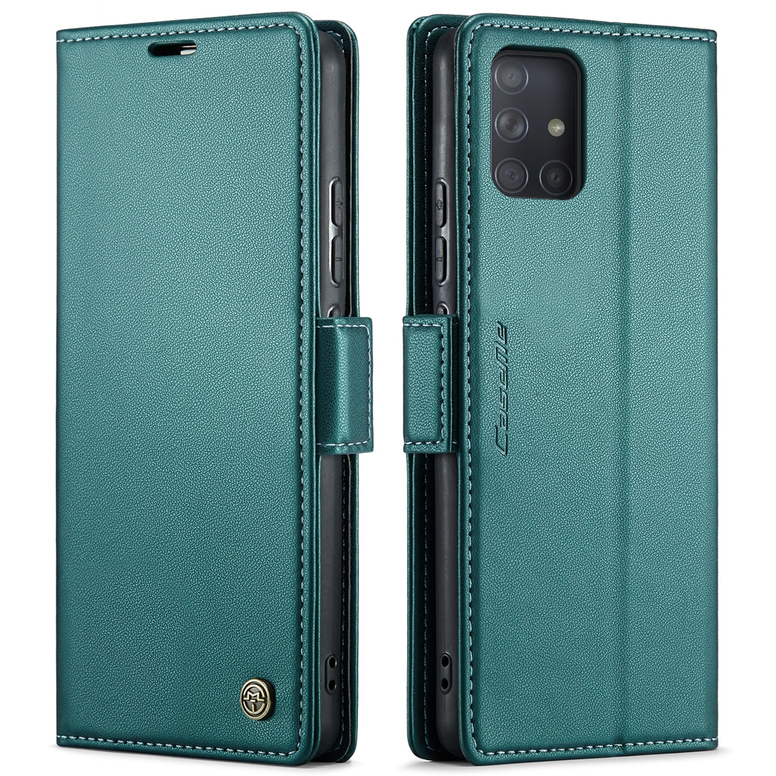 Samsung Galaxy A71 4g Leather Wallet Case - RFID Blocking, Stand Function, Card Slots-buycases.co.uk
