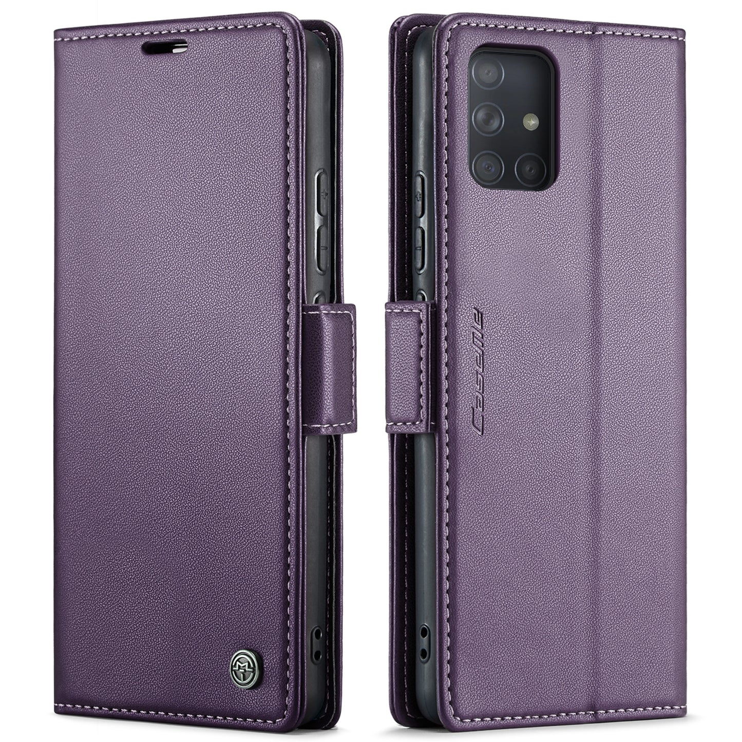 Samsung Galaxy A71 4g Leather Wallet Case - RFID Blocking, Stand Function, Card Slots-buycases.co.uk