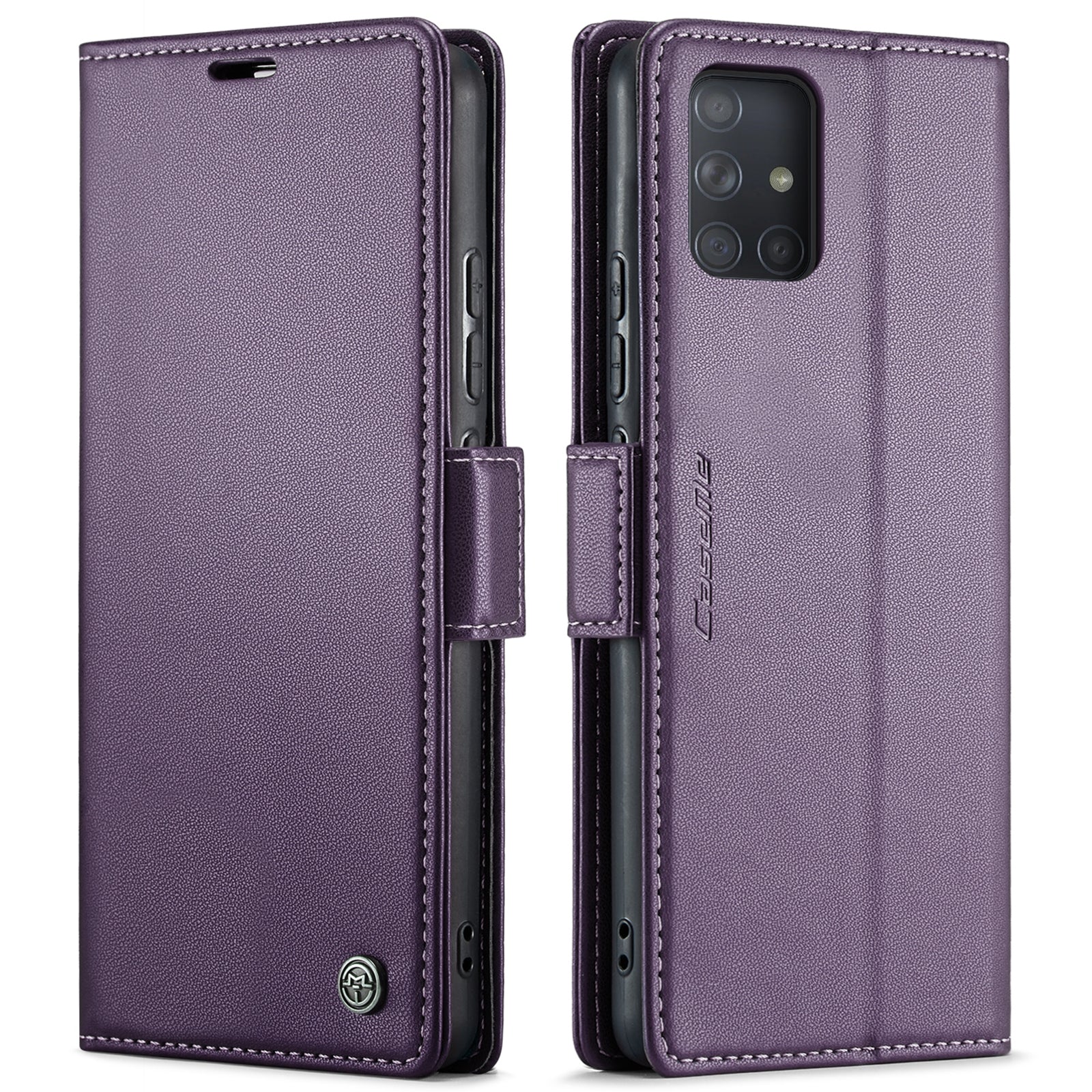 Samsung Galaxy A71 4g Leather Wallet Case - RFID Blocking, Stand Function, Card Slots-buycases.co.uk