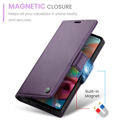 Samsung Galaxy A71 4g Leather Wallet Case - RFID Blocking, Stand Function, Card Slots-buycases.co.uk