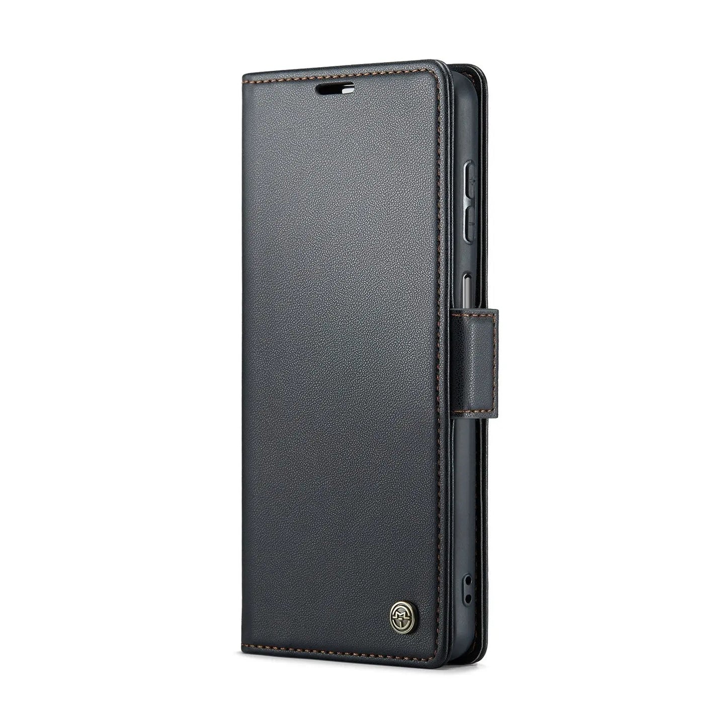 Samsung Galaxy M13 5g Leather Wallet Case - RFID Blocking, Stand Function, Card Slots-buycases.co.uk