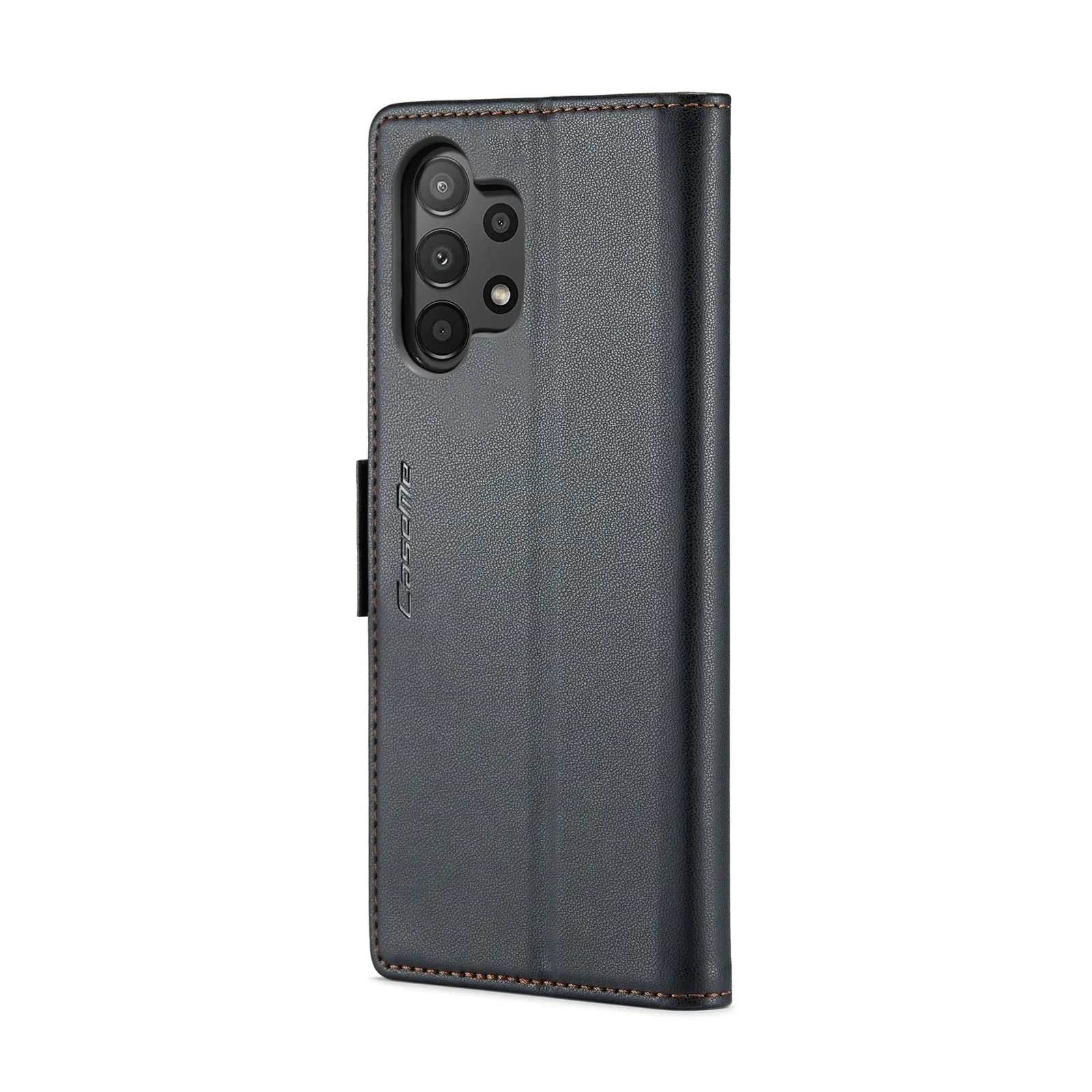 Samsung Galaxy M13 5g Leather Wallet Case - RFID Blocking, Stand Function, Card Slots-buycases.co.uk