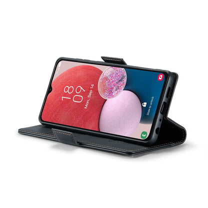 Samsung Galaxy M13 5g Leather Wallet Case - RFID Blocking, Stand Function, Card Slots-buycases.co.uk