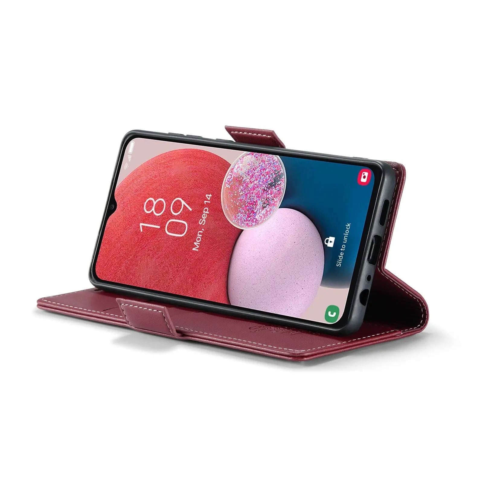 Samsung Galaxy A13 Leather Wallet Case - RFID Blocking, Stand Function, Card Slots-buycases.co.uk