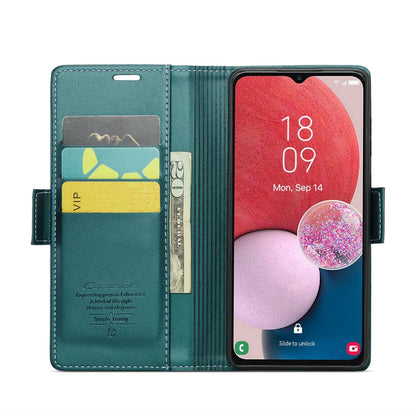 Samsung Galaxy A13 Leather Wallet Case - RFID Blocking, Stand Function, Card Slots-buycases.co.uk