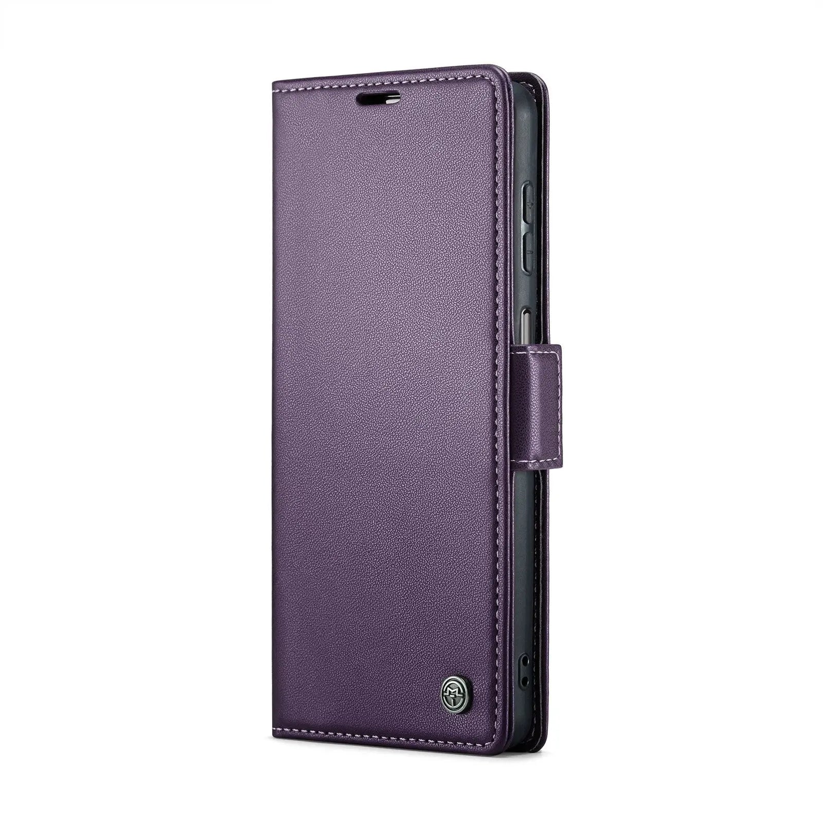 Samsung Galaxy M13 5g Leather Wallet Case - RFID Blocking, Stand Function, Card Slots-buycases.co.uk