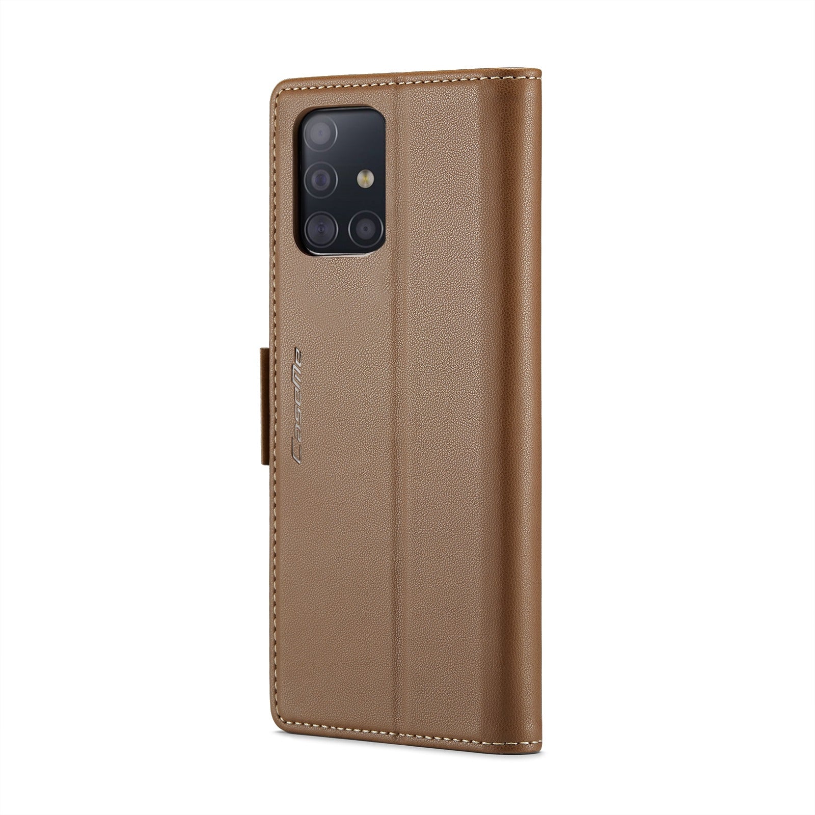 Samsung Galaxy A51 Leather Wallet Case - RFID Blocking, Stand Function, Card Slots-buycases.co.uk