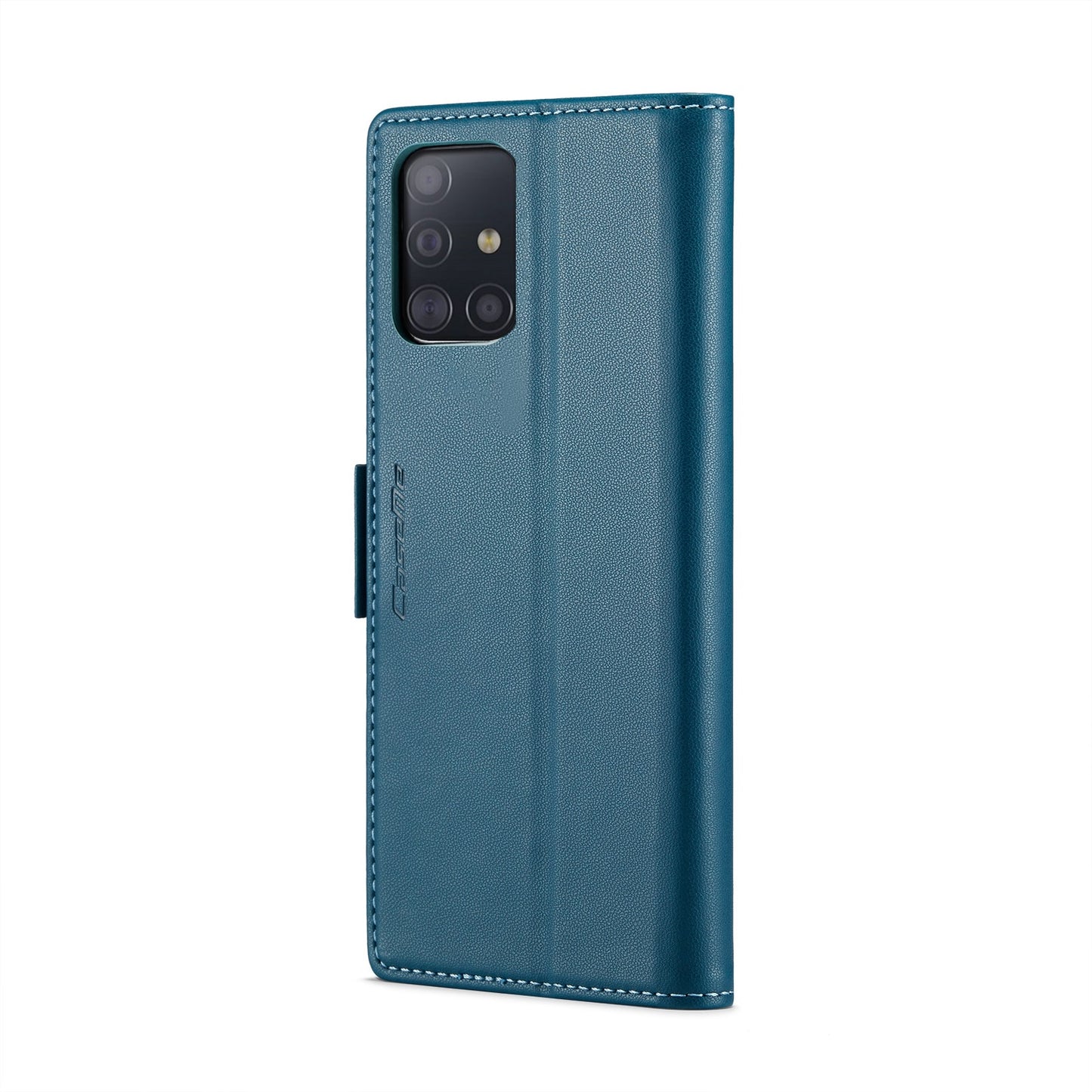 Samsung Galaxy M40s Leather Wallet Case - RFID Blocking, Stand Function, Card Slots-buycases.co.uk