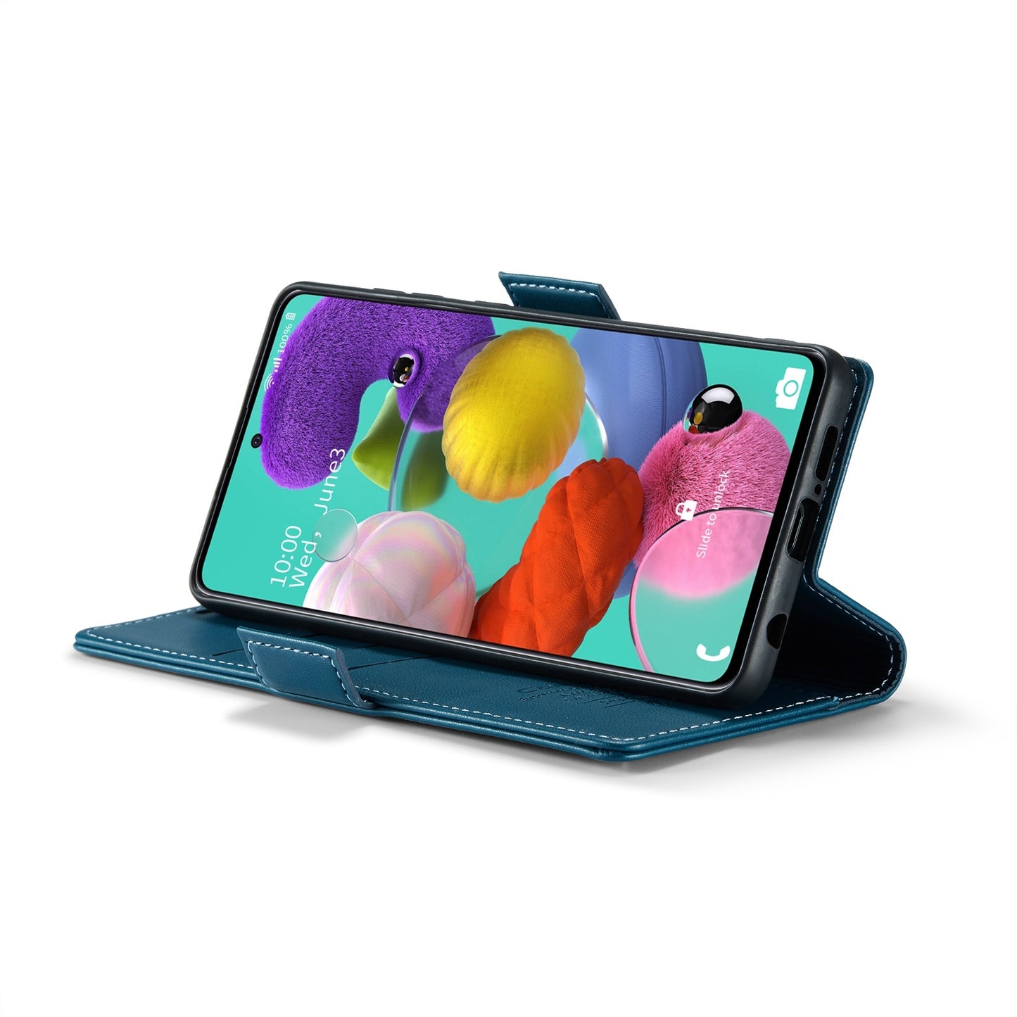 Samsung Galaxy M40s Leather Wallet Case - RFID Blocking, Stand Function, Card Slots-buycases.co.uk