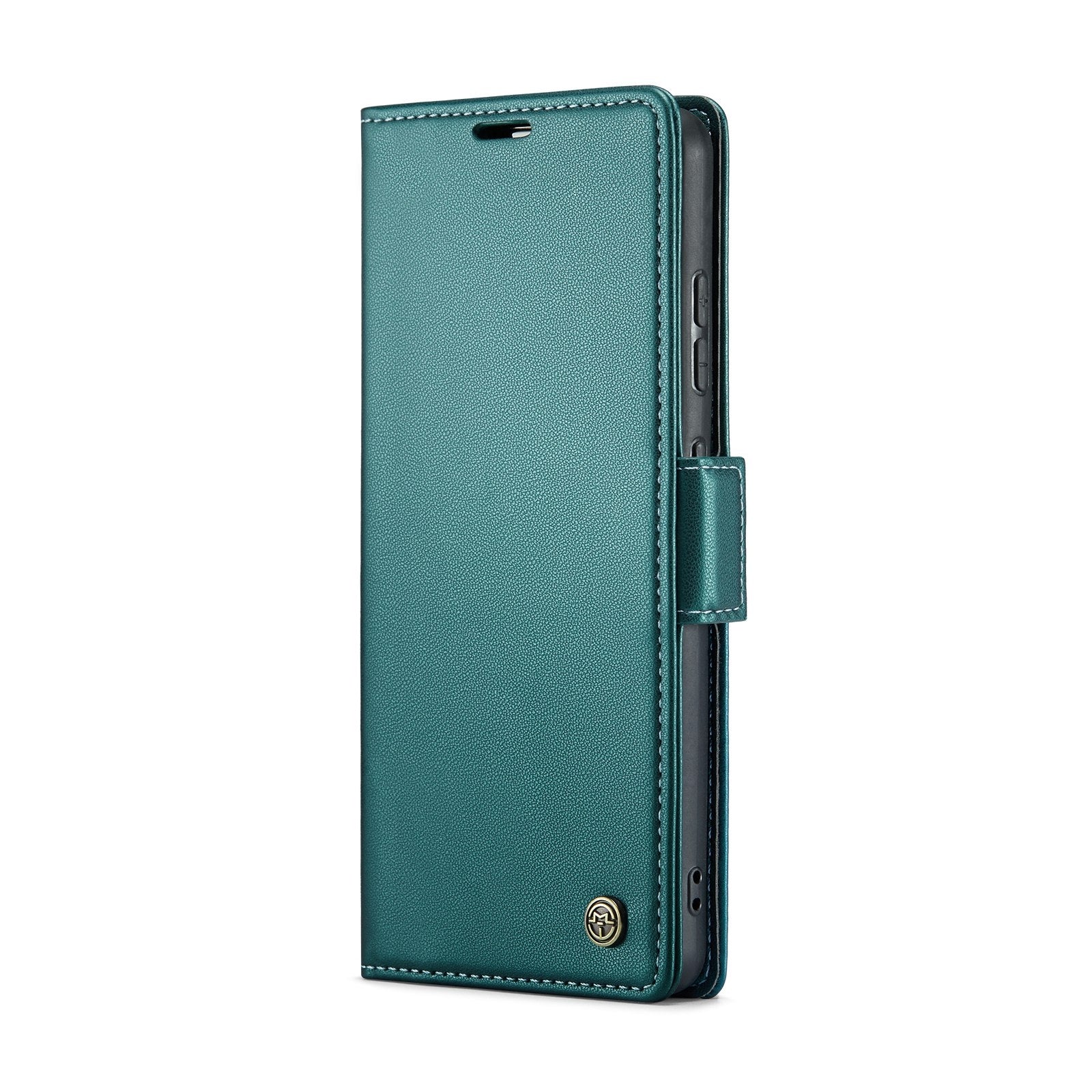 Samsung Galaxy M40s Leather Wallet Case - RFID Blocking, Stand Function, Card Slots-buycases.co.uk