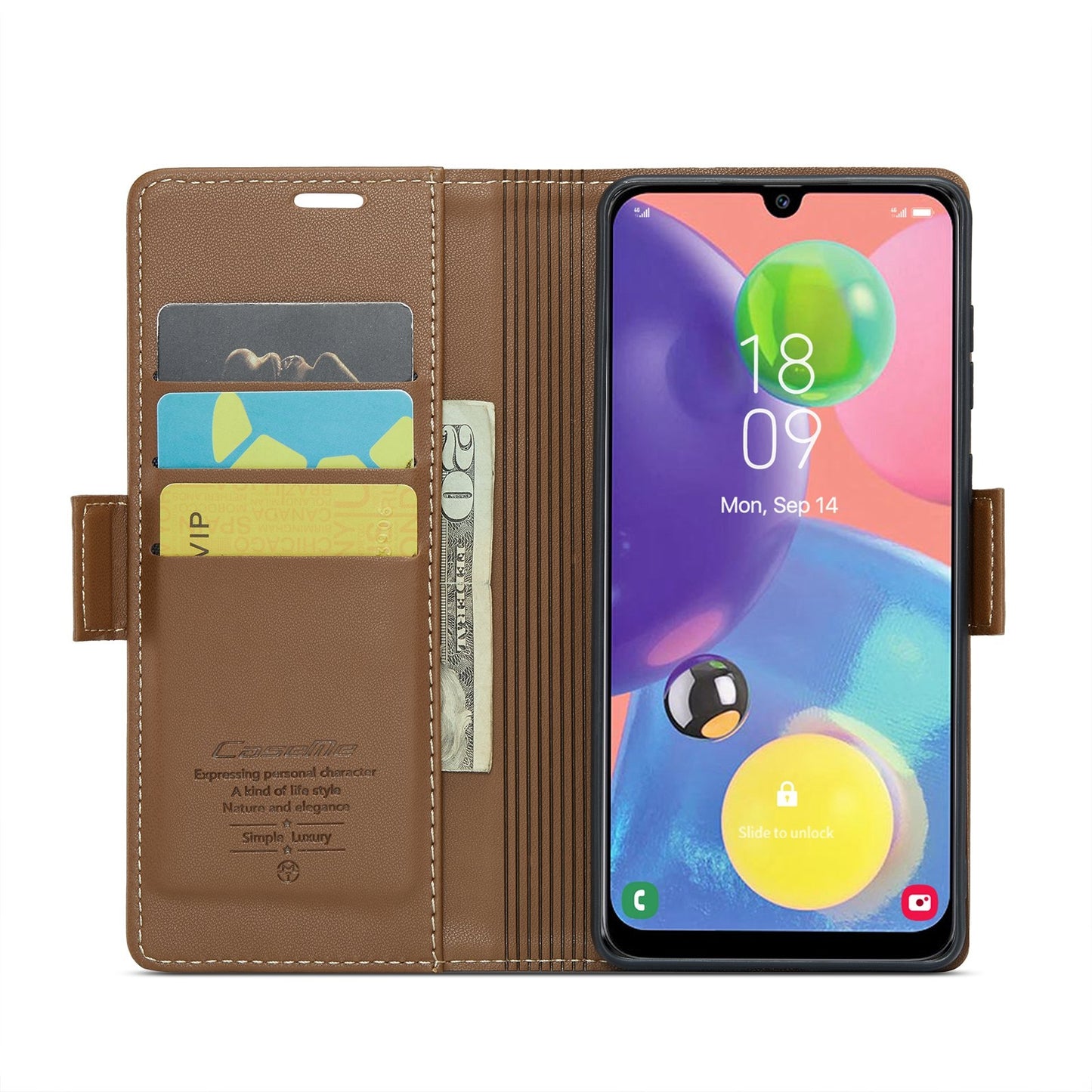 Samsung Galaxy A70/A70s Leather Wallet Case - RFID Blocking, Stand Function, Card Slots-buycases.co.uk