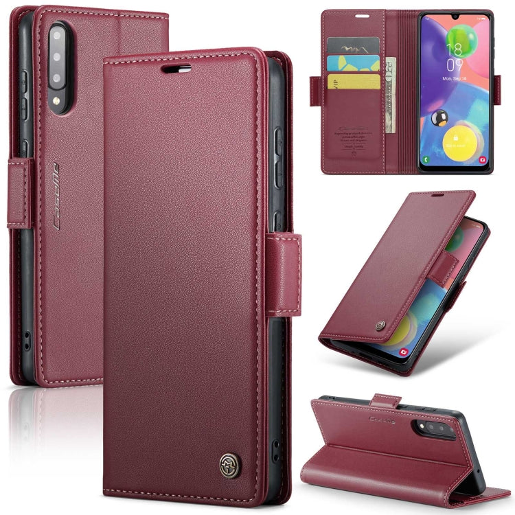Samsung Galaxy A70/A70s Leather Wallet Case - RFID Blocking, Stand Function, Card Slots-buycases.co.uk