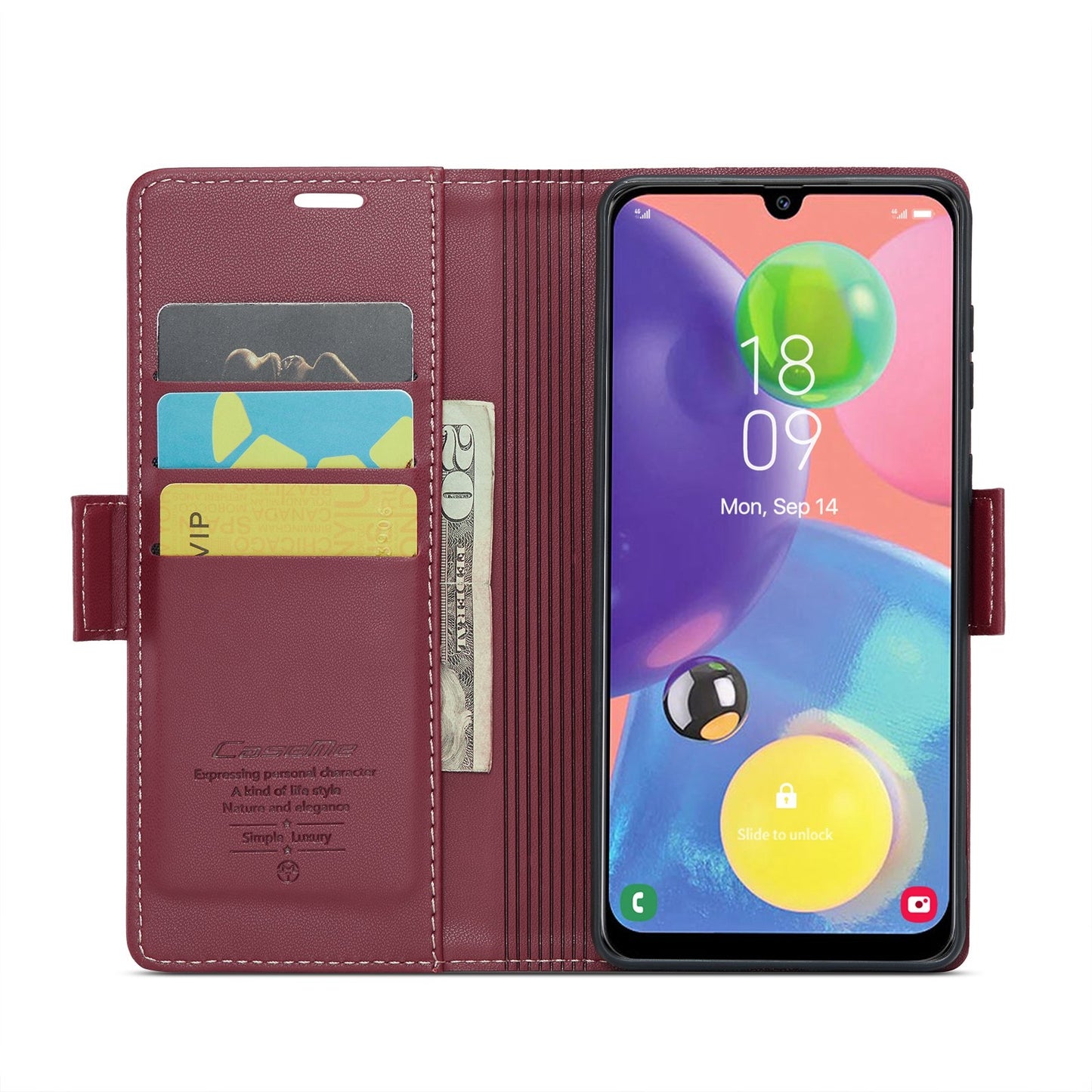 Samsung Galaxy A70/A70s Leather Wallet Case - RFID Blocking, Stand Function, Card Slots-buycases.co.uk
