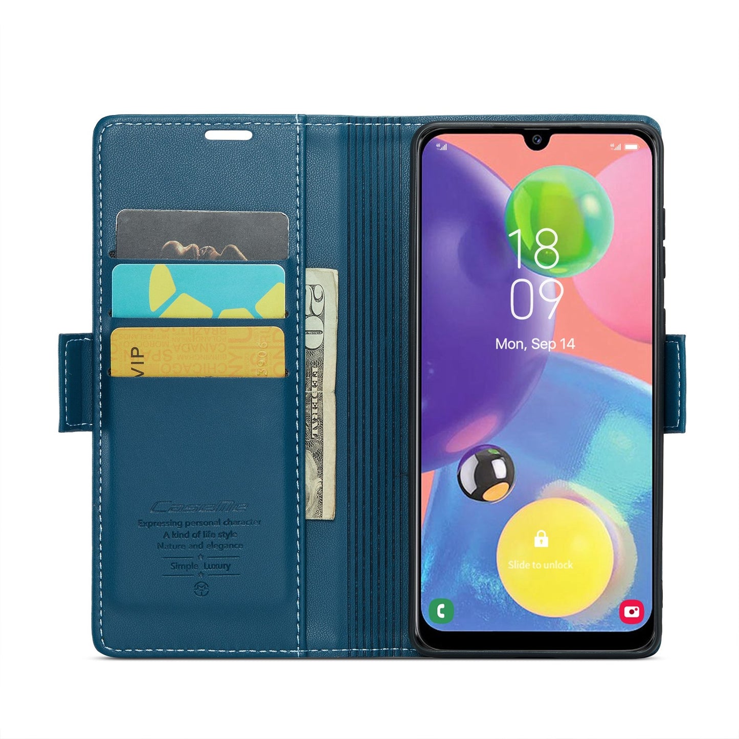Samsung Galaxy A70/A70s Leather Wallet Case - RFID Blocking, Stand Function, Card Slots-buycases.co.uk