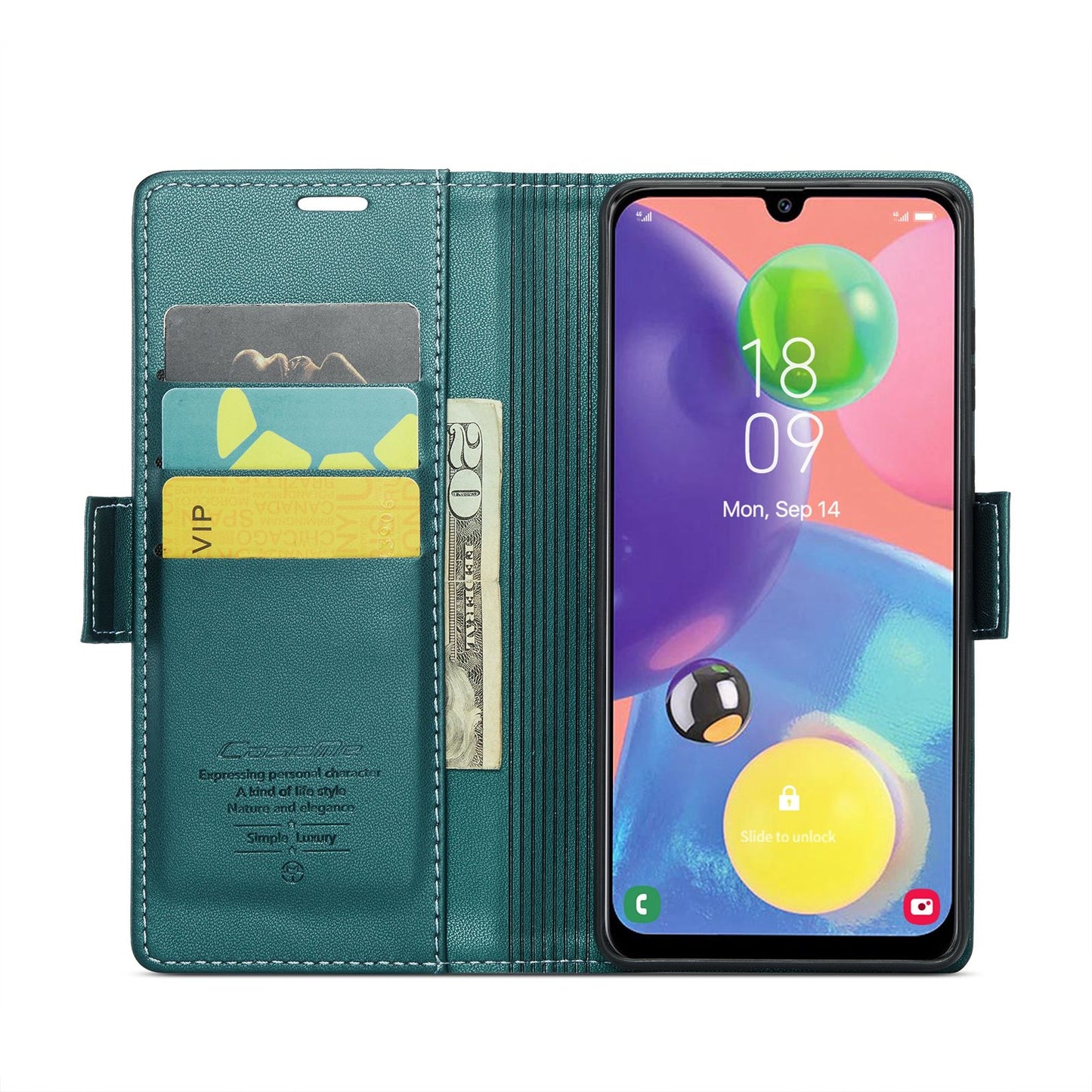 Samsung Galaxy A70/A70s Leather Wallet Case - RFID Blocking, Stand Function, Card Slots-buycases.co.uk