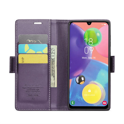 Samsung Galaxy A70/A70s Leather Wallet Case - RFID Blocking, Stand Function, Card Slots-buycases.co.uk