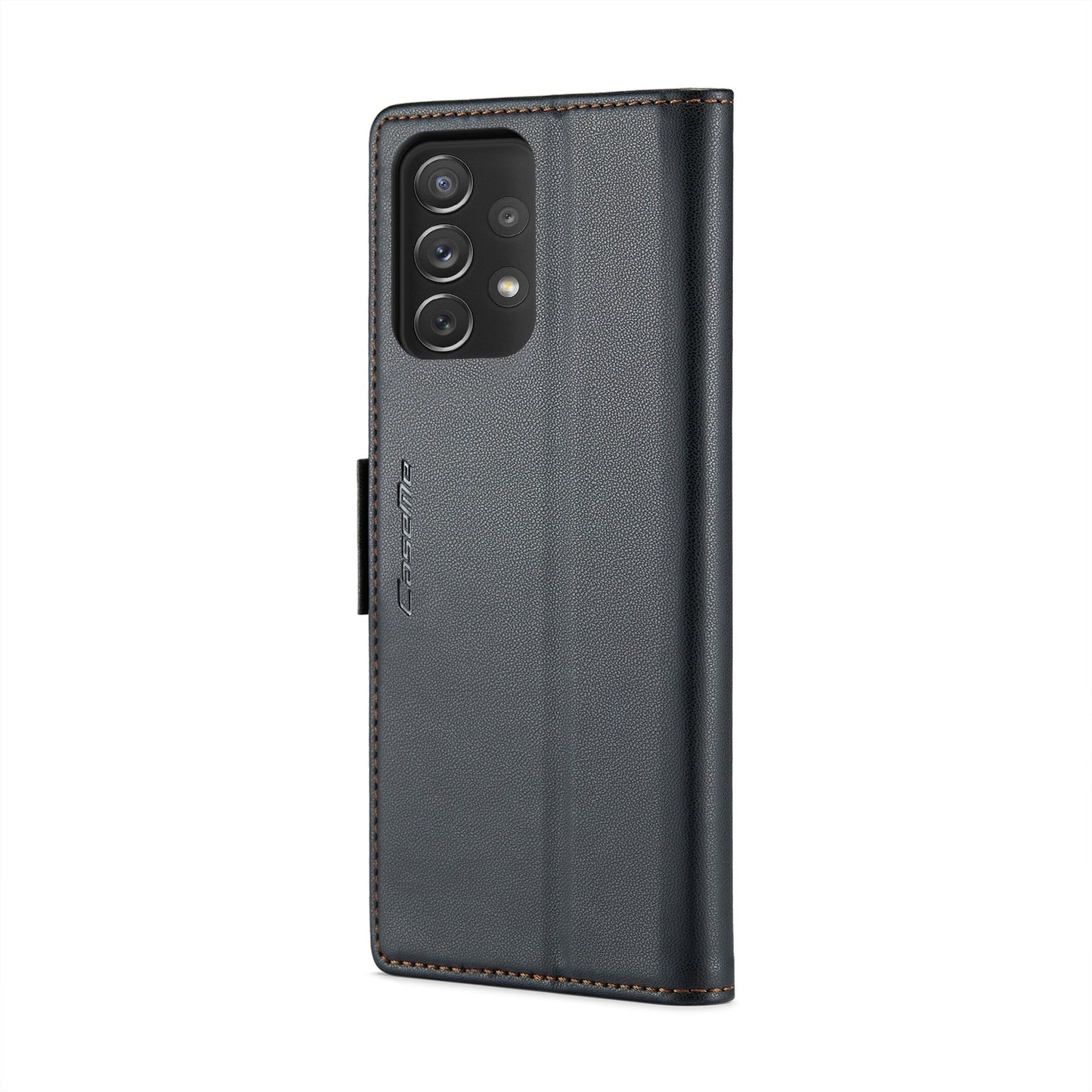 Samsung Galaxy A72 Leather Wallet Case - RFID Blocking, Stand Function, Card Slots-buycases.co.uk