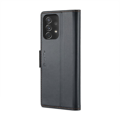 Samsung Galaxy A72 Leather Wallet Case - RFID Blocking, Stand Function, Card Slots-buycases.co.uk