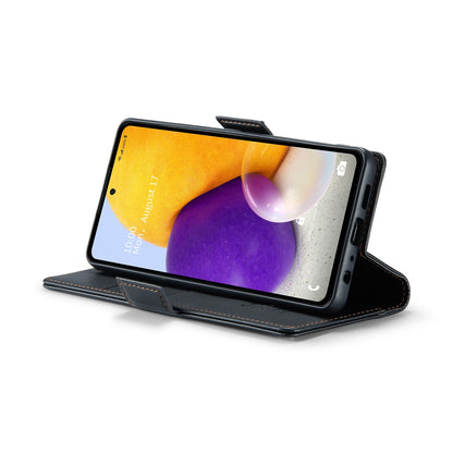 Samsung Galaxy A72 Leather Wallet Case - RFID Blocking, Stand Function, Card Slots-buycases.co.uk