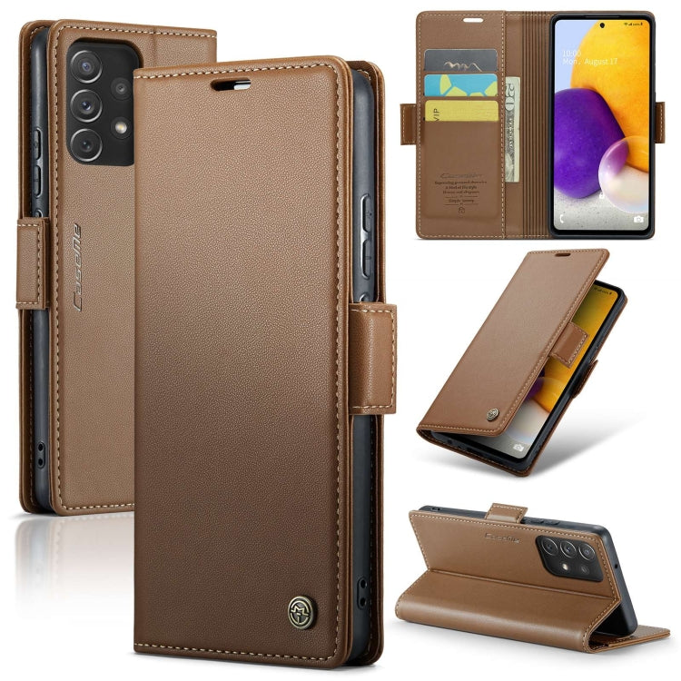 Samsung Galaxy A72 Leather Wallet Case - RFID Blocking, Stand Function, Card Slots-buycases.co.uk