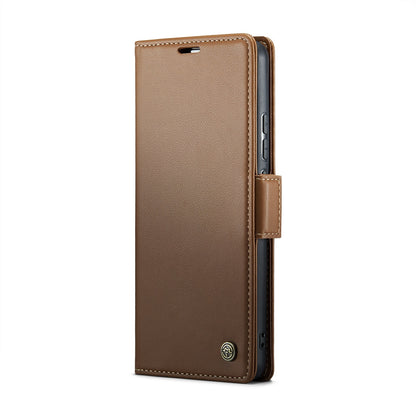 Samsung Galaxy A72 Leather Wallet Case - RFID Blocking, Stand Function, Card Slots-buycases.co.uk