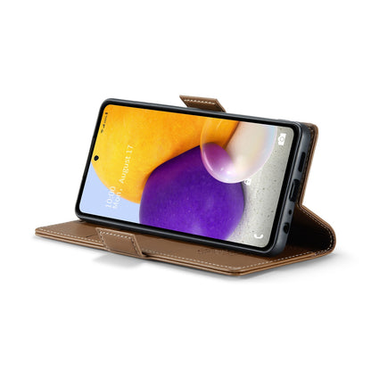 Samsung Galaxy A72 Leather Wallet Case - RFID Blocking, Stand Function, Card Slots-buycases.co.uk