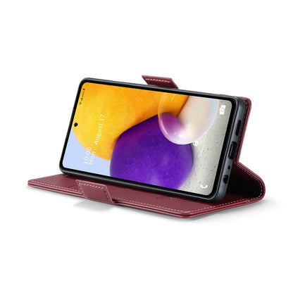 Samsung Galaxy A72 Leather Wallet Case - RFID Blocking, Stand Function, Card Slots-buycases.co.uk