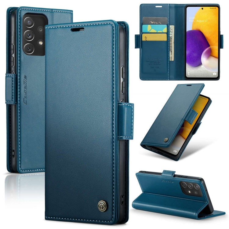 Samsung Galaxy A72 Leather Wallet Case - RFID Blocking, Stand Function, Card Slots-buycases.co.uk