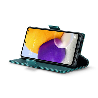 Samsung Galaxy A72 Leather Wallet Case - RFID Blocking, Stand Function, Card Slots-buycases.co.uk