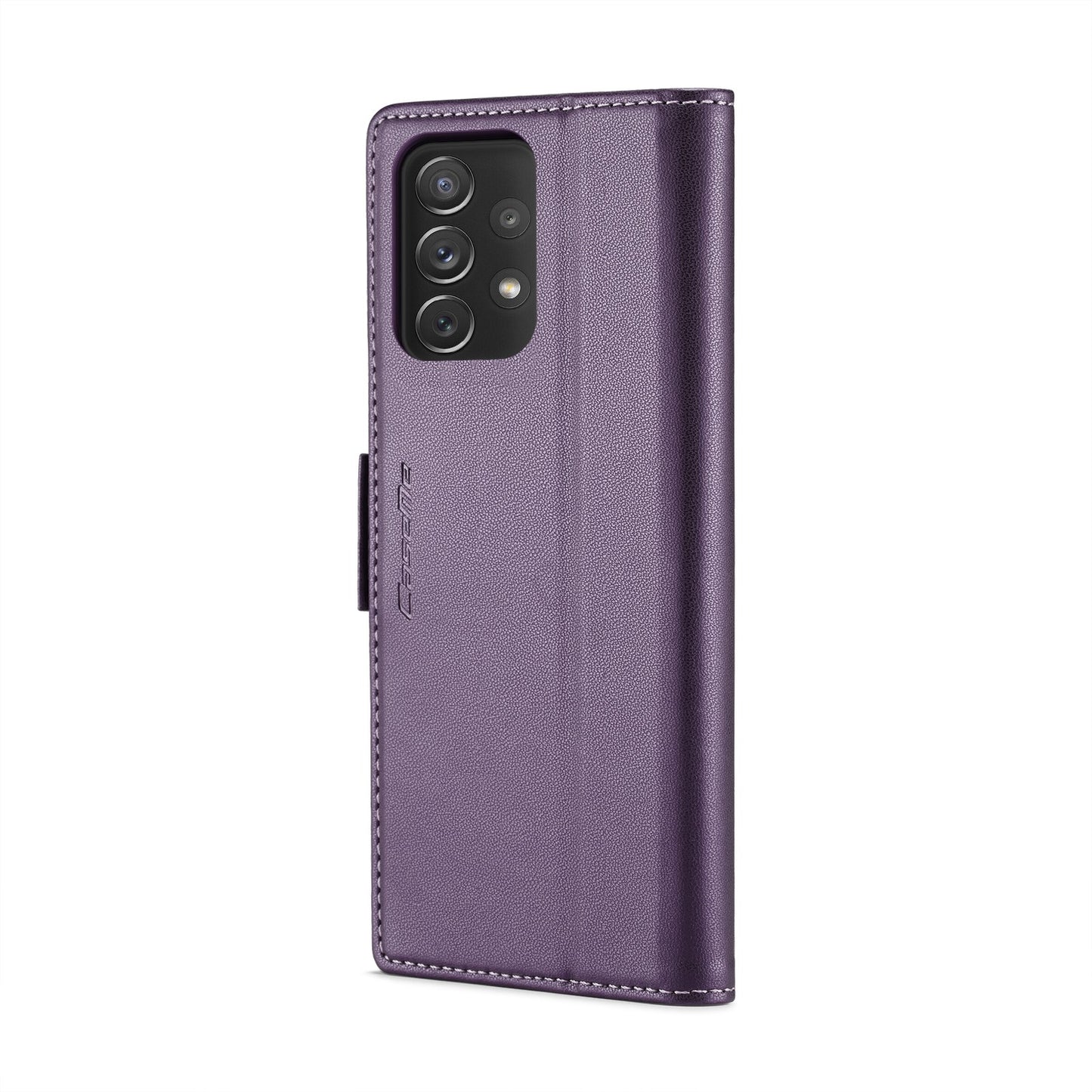 Samsung Galaxy A72 Leather Wallet Case - RFID Blocking, Stand Function, Card Slots-buycases.co.uk