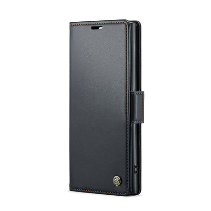 Samsung Galaxy Note10+ Leather Wallet Case - RFID Blocking, Stand Function, Card Slots-buycases.co.uk
